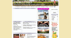 Desktop Screenshot of energytimes.com